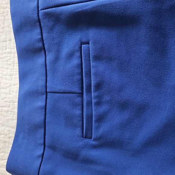 LOFT WOMENS  MARISA PANTS SIZE 12 BLUE COLOR PREOWNED CONDITION - Picture 9 of 17